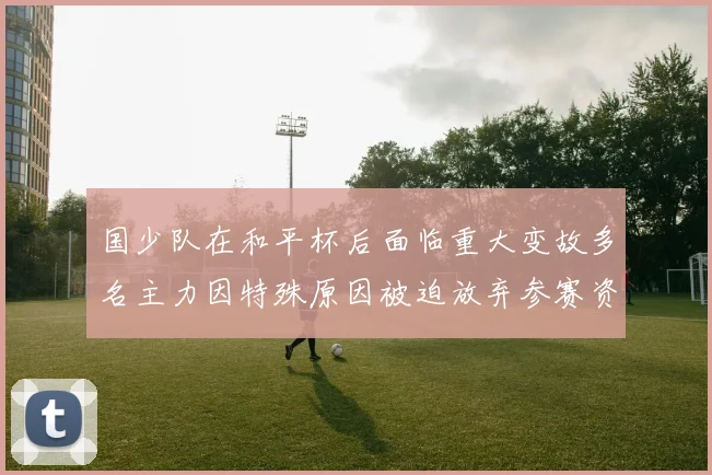 国少队在和平杯后面临重大变故多名主力因特殊原因被迫放弃参赛资格